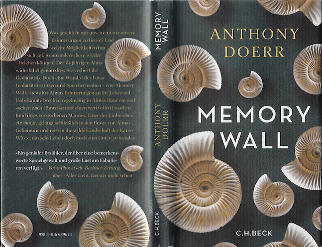 Anthony Doerr „Memory Wall“ Roman, C. H. Beck