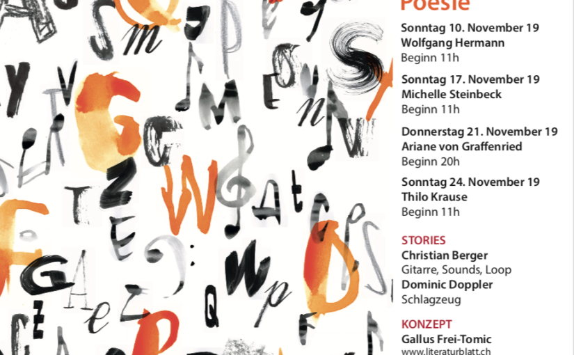 Internationale Tage für improvisierte Musik und Poesie in St. Gallen? Ein neues Lyrikfestival?