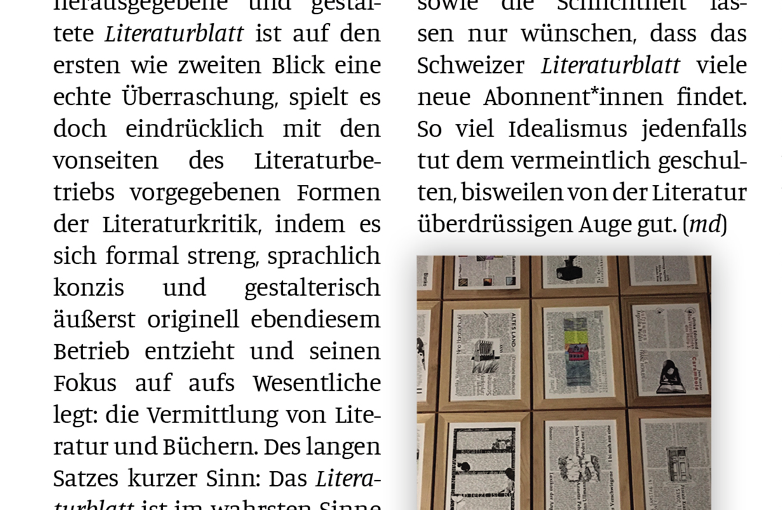 mosaik34 «Einblättrige Idealisten», Zeitschrift für Literatur und Kultur