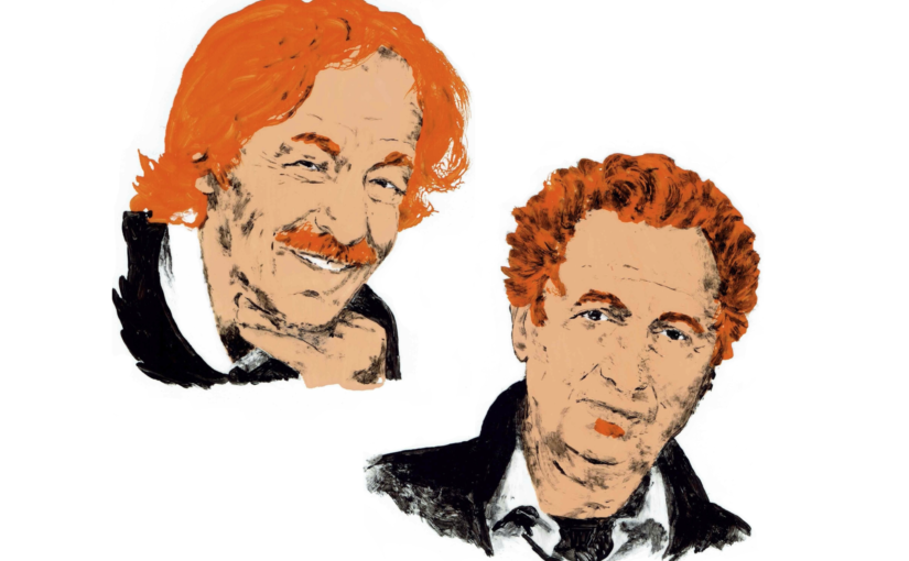 Robert Bussmann & Peter Weibel, zweimal 75 Jahre Leben, zweimal 40 Jahre Literatur!