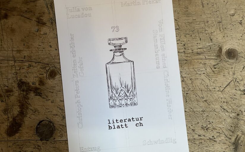 Das 73. Literaturblatt ist in Arbeit.